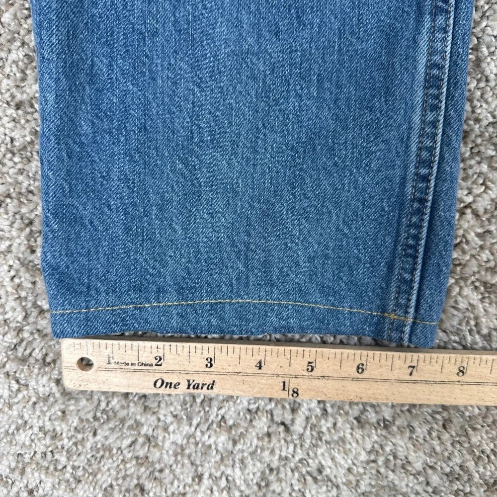 Everlane Jeans Womens 33 Blue The 90s Cheeky High Rise Straight Button Fly 90s - Picture 7 of 9